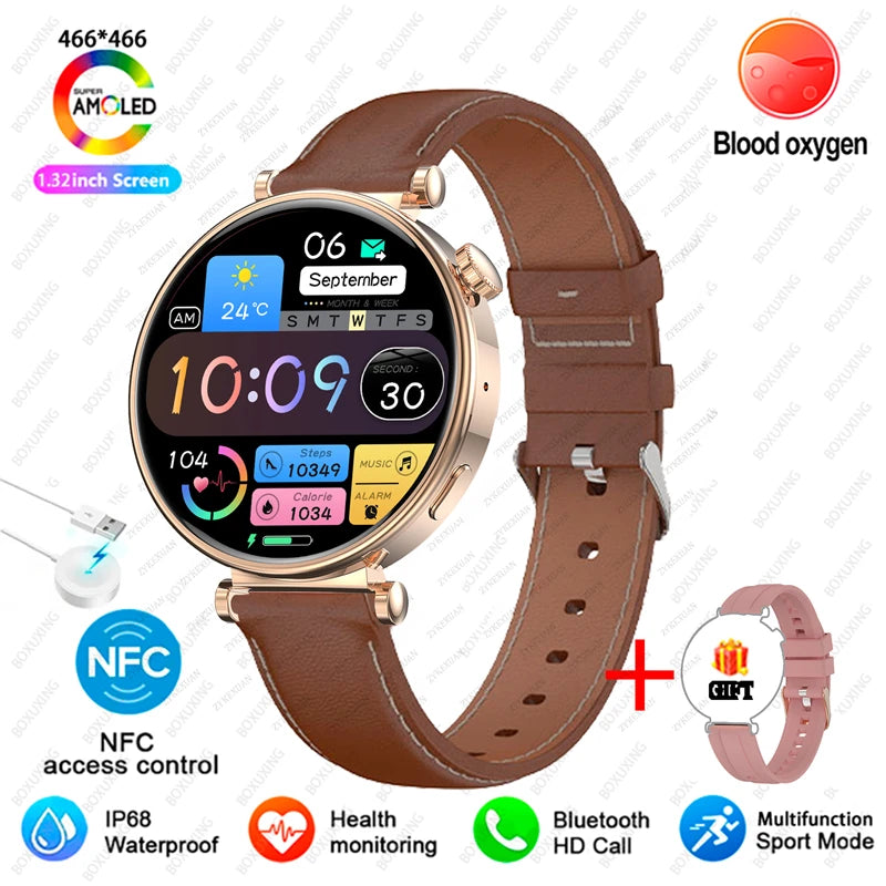 2025 for Original HUAWEI Watch GT5 Mini 40Mm Women Smart Watch Menbluetooth Call GPS Track AMOLED NFC Bluetooth Call Smartwatch