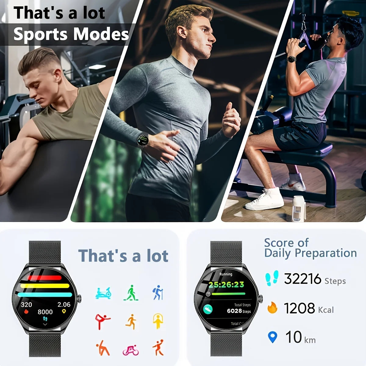 2025 New Utral Thin Women Smart Watch 1.43-Inch HD AMOLED Display Bluetooth Call Multi-Sport Tracker Music Player USB Charging