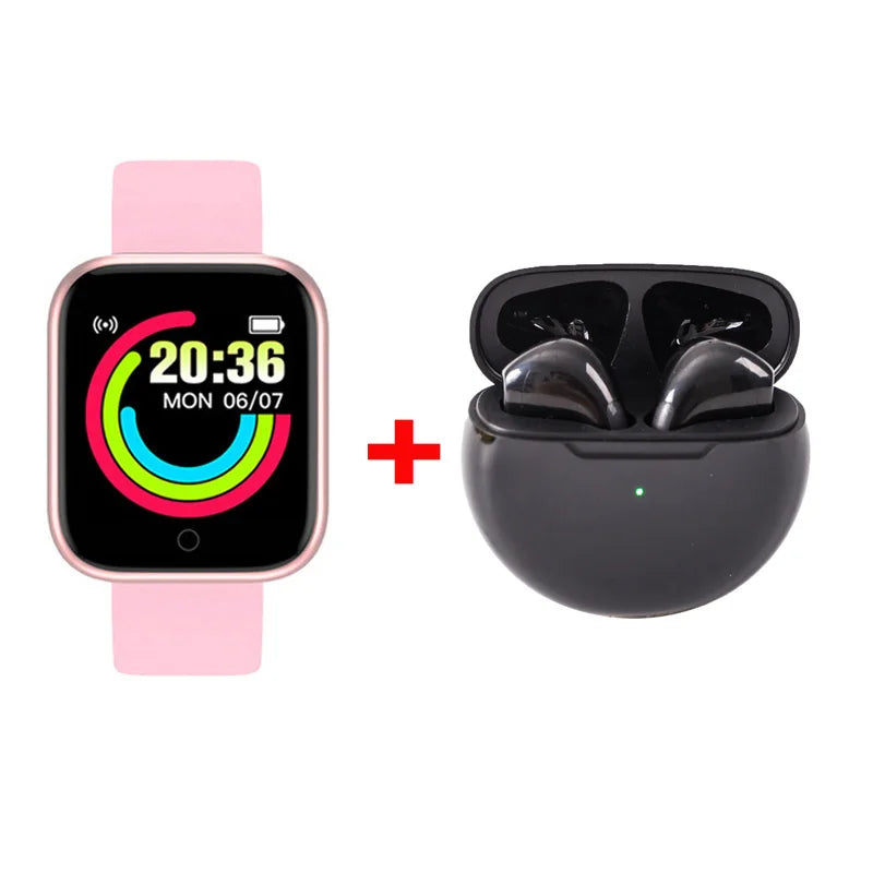 D20 Smart Watch Sport Fitness Tracker Pedometer Smartwatch for Men Women Digital Wristwatch Y68 Pro6 Gift