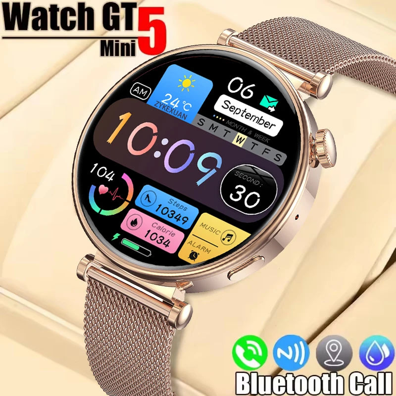 2025 for Original HUAWEI Watch GT5 Mini 40Mm Women Smart Watch Menbluetooth Call GPS Track AMOLED NFC Bluetooth Call Smartwatch