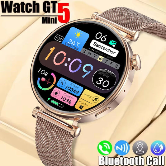 2025 for Original HUAWEI Watch GT5 Mini 40Mm Women Smart Watch Menbluetooth Call GPS Track AMOLED NFC Bluetooth Call Smartwatch