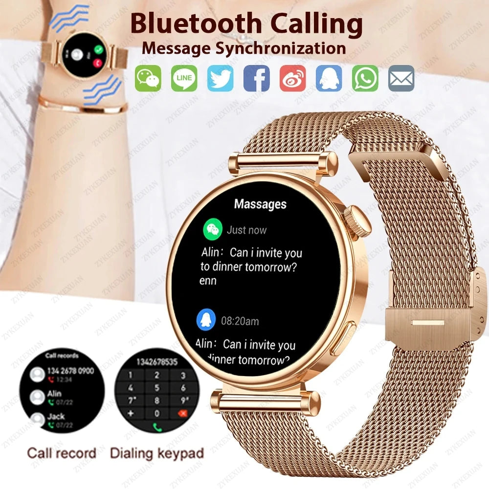 2025 for Original HUAWEI Watch GT5 Mini 40Mm Women Smart Watch Menbluetooth Call GPS Track AMOLED NFC Bluetooth Call Smartwatch