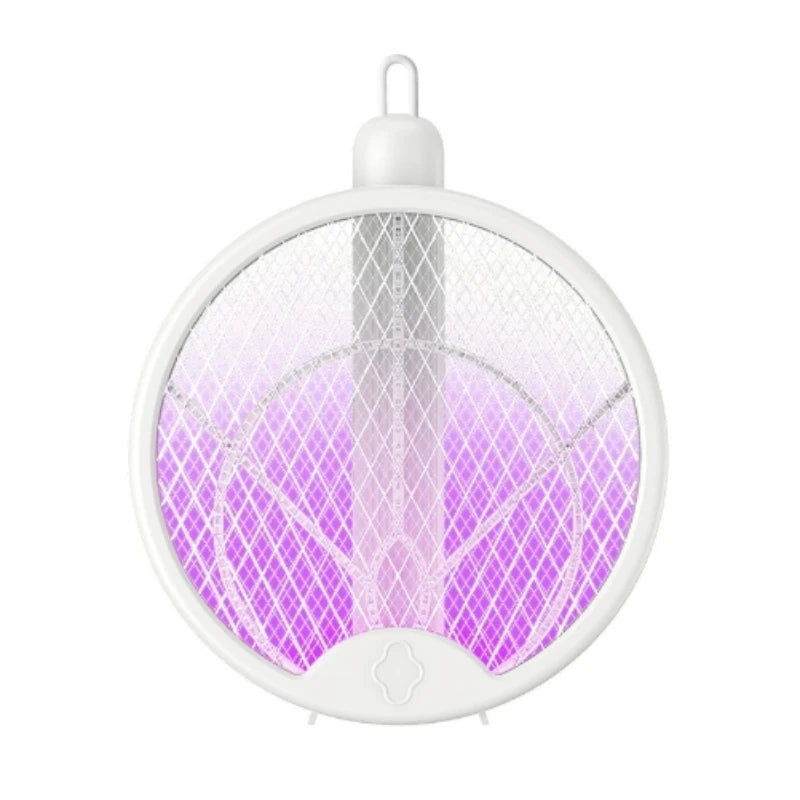 UV Light Bug Zapper 3000V Foldable Electric Mosquito Killer Fly Swatter Trap USB Rechargeable Mosquito Racket Insect Killer With